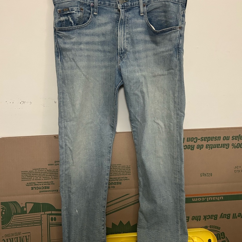 Polo Ralph Lauren Mens Jeans Light‎ Wash Denim Pants